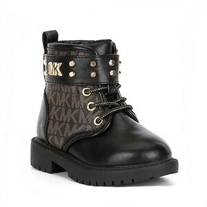 Michael Kors Kids Black and Brown Boots